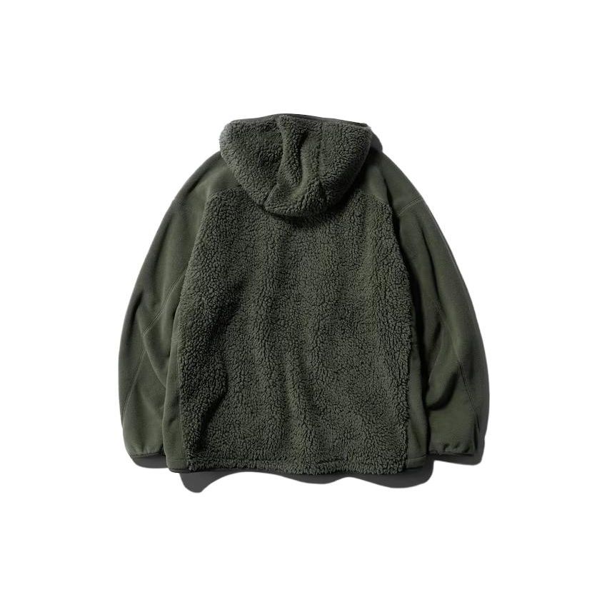 Uniqlo X White Mountaineering Collaboration FW23 Fleece Zip-Up Oversized Hoodie Unisex hoodies 463350-58