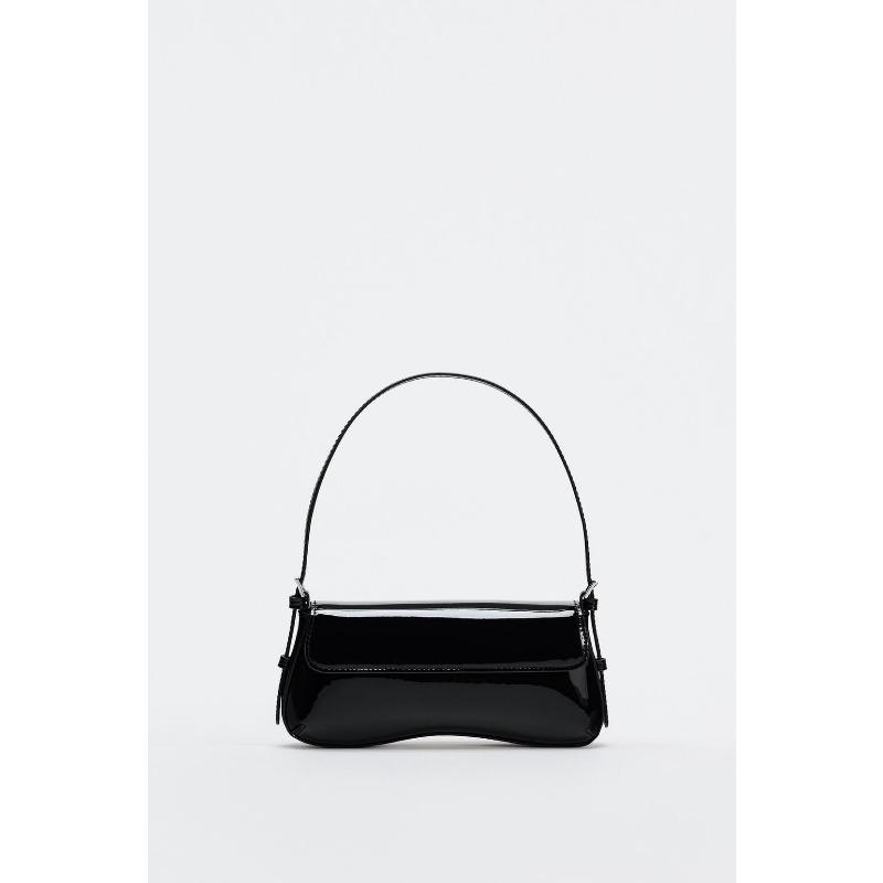 Home Red Baguette Underarm Bag Autumn New Product Stylish Simple Commuter Flip Retro Shoulder Bag