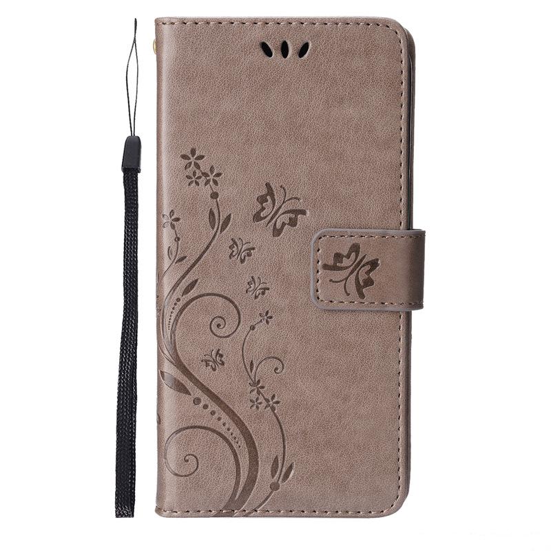 Applicable To Apple 1615ProMax14SE4 Clamshell Leather Case 1312 Butterfly Embossed Protective Case 78SE3 Mobile Phone Case