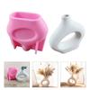 Circle Pot Silicone Mold Flower Storage Vase Epoxy Resin Mold Suitable for Diy Crafts Jewelry Container Home Decoration
