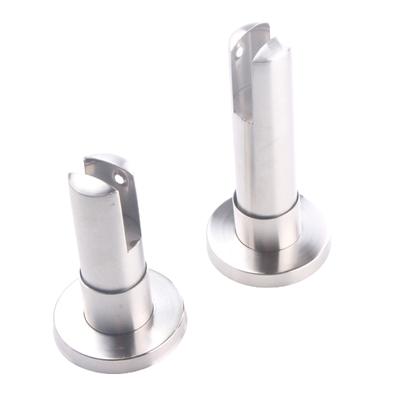Multitool Partition Support Foot Stainless Steel Glass Fence Clamp for Public Bathroom Toilet Restroom Support Supplies