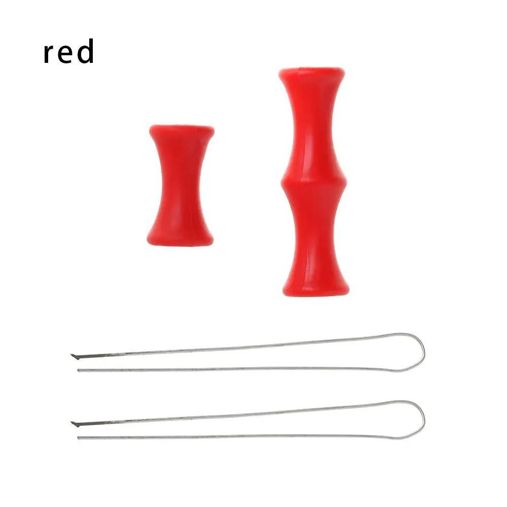 1Set Hunting Archery Target Recurve Bowstring Finger Guard Sever Soft Silicone Bow String Protector Gear Outdoor Shooting Sports