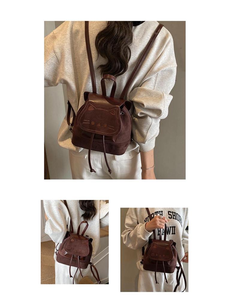 Children's Cute Cat Cartoon Backpack: Fashionable, Versatile, and Girly Style