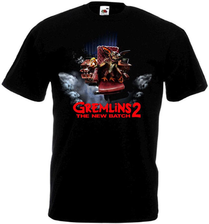 GREMLINS 2 Movie Poster T-shirt all sizes black XXL