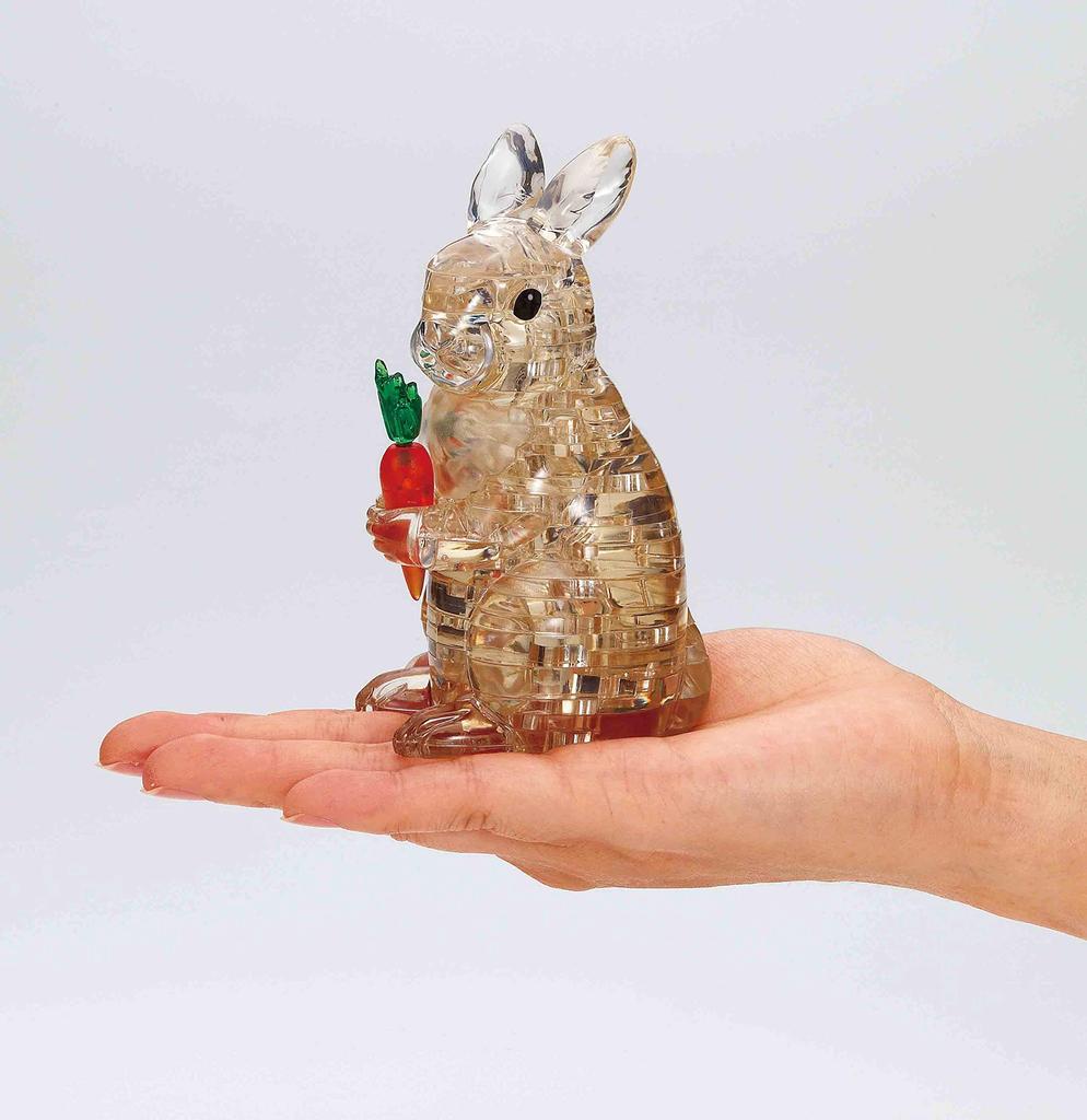 Crystal Puzzle Rabbit Brown 50234 43-piece