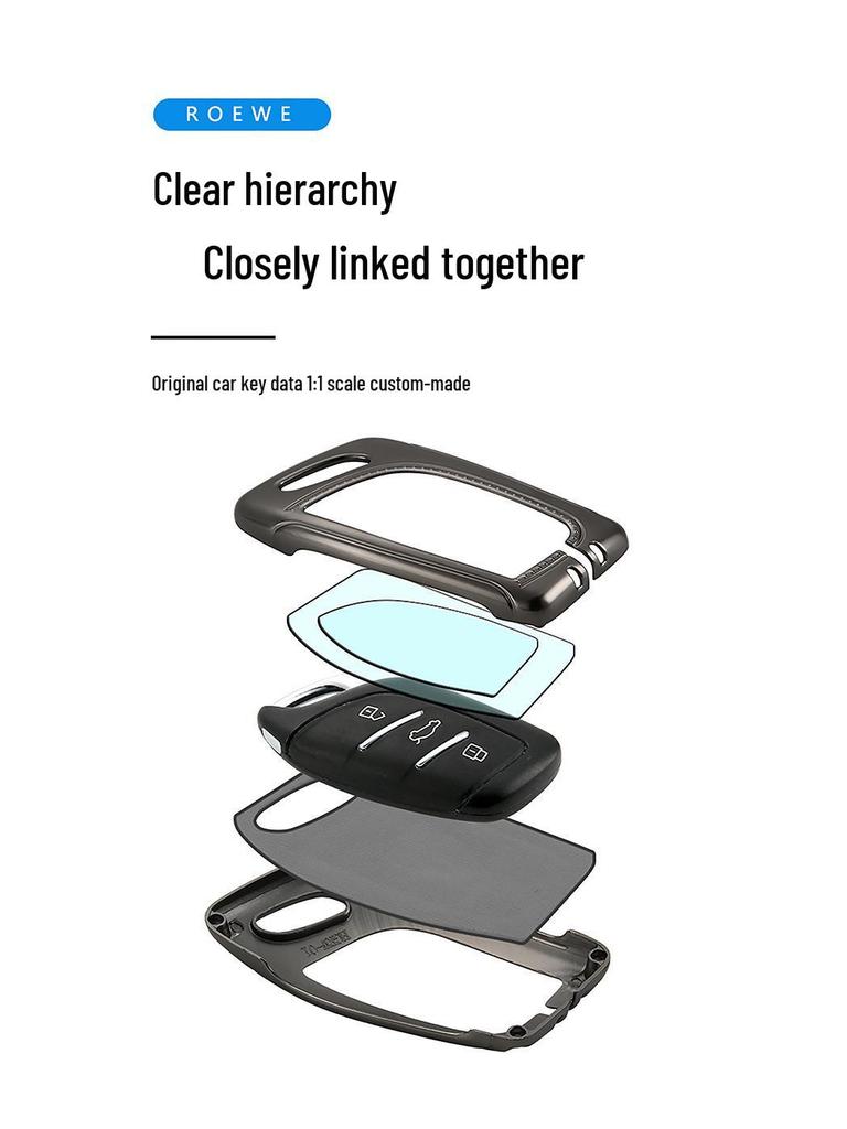 Roewe RX5/i5/i6 Max Men's 360 Key Case for RX3/RX8/Clever 350