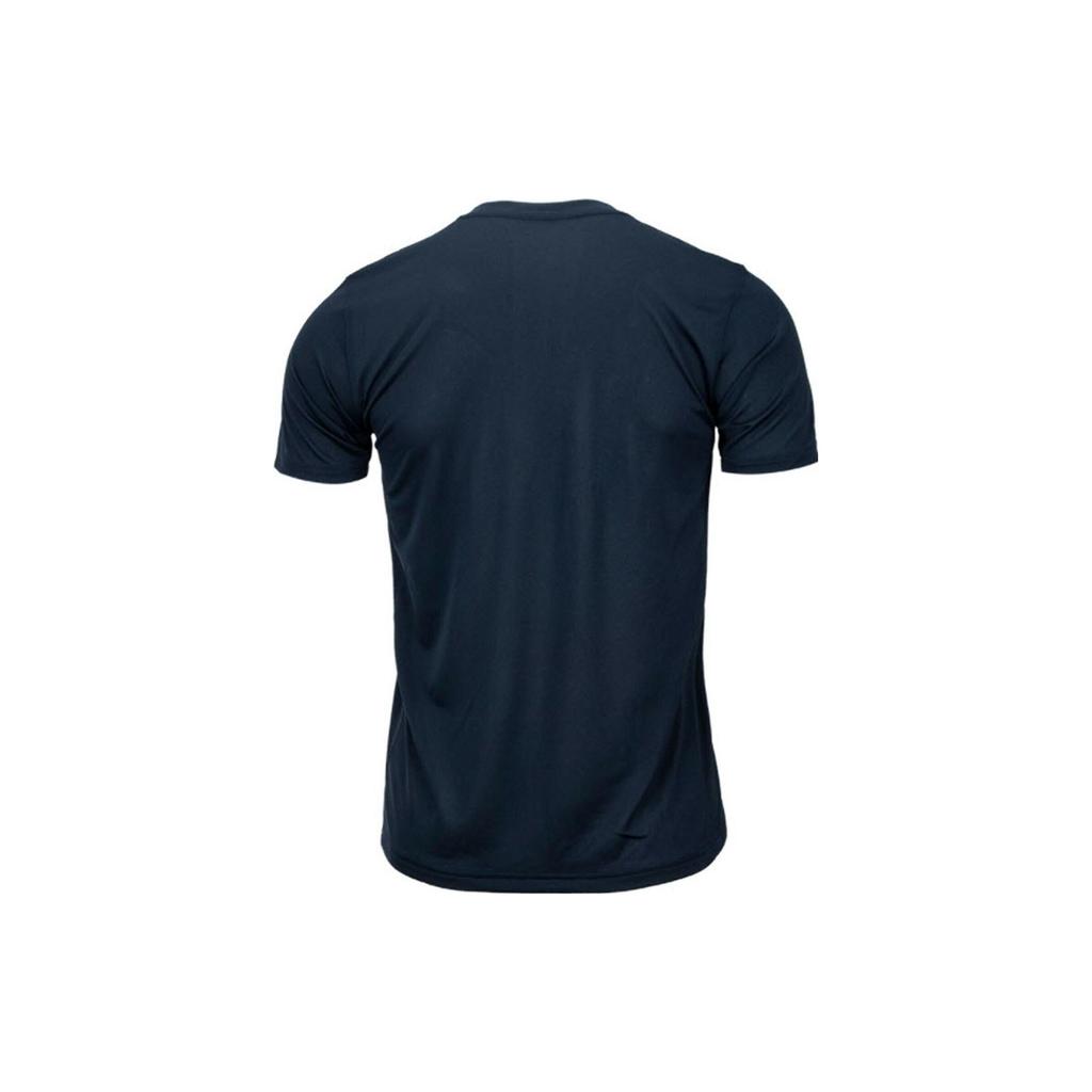 Nike Slim Fit Crew Neck Logo T-Shirt Men Tops Blue 718834-451