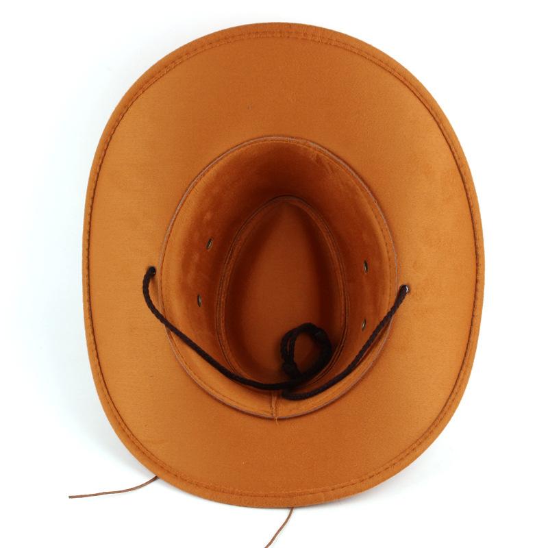 Direct Supply of Retro Literary and Artistic Style, European, American and Western Cowboy Hats, Imitation Suede Hats, Outdoor Casual Sun Hats