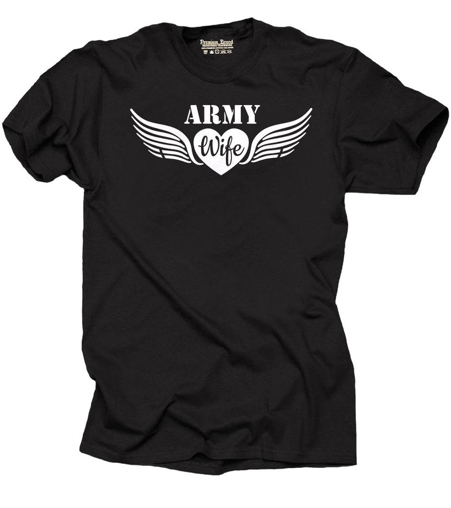 Army Wife T-shirt Tee Shirt Army Military Soldier Wife Tee Shirt