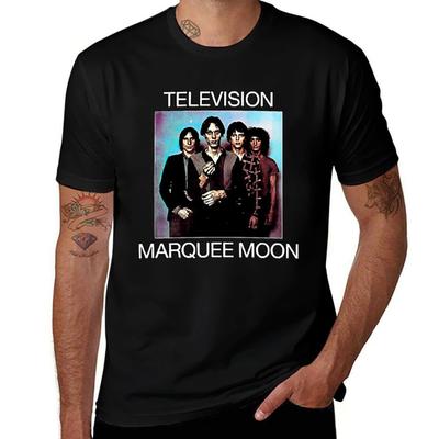 Television Marquee Moon Tričko pánské tričko grafická trička pro muže bavlněné tričko