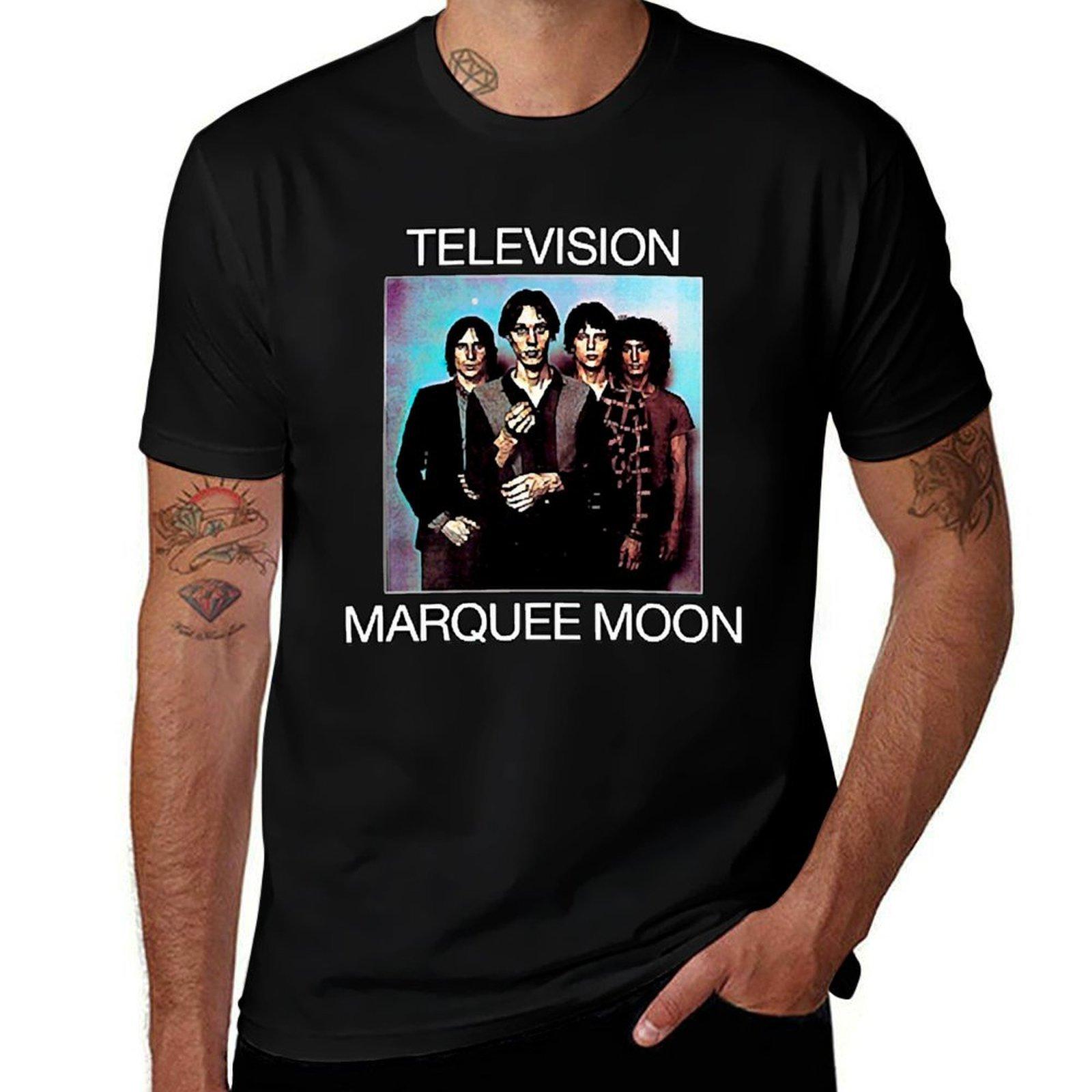 

Television Marquee Moon T-Shirt man t shirt graphic t shirts for man cotton T-Shirt L