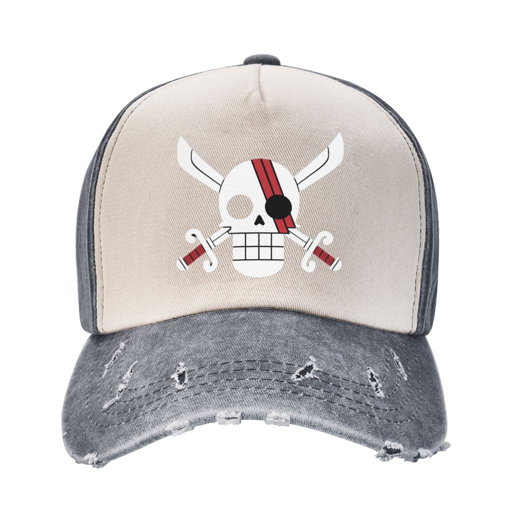 One Piece Straw Hat Baseball Cap Vintage Distressed Washed  Sun Cap Unisex Style Outdoor All Seasons Travel Adjustable Caps Hat