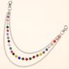 Unisex High-End Cowboy Style Colorful Crystal Rhinestone Pants Chain