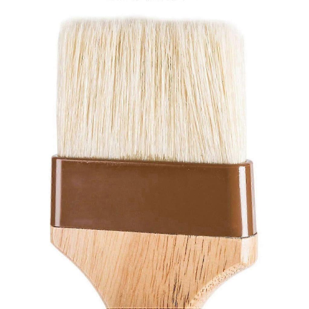 3-inch Wide Pastry Brush With Boar Bristles And Hardwood Handle, Basting Brush
