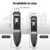 Nail Clippers Stainless Steel Anti Splash Fingernail Cutter Manicure Tools Bionics Design Nail Trimmer Pedicure Scissor