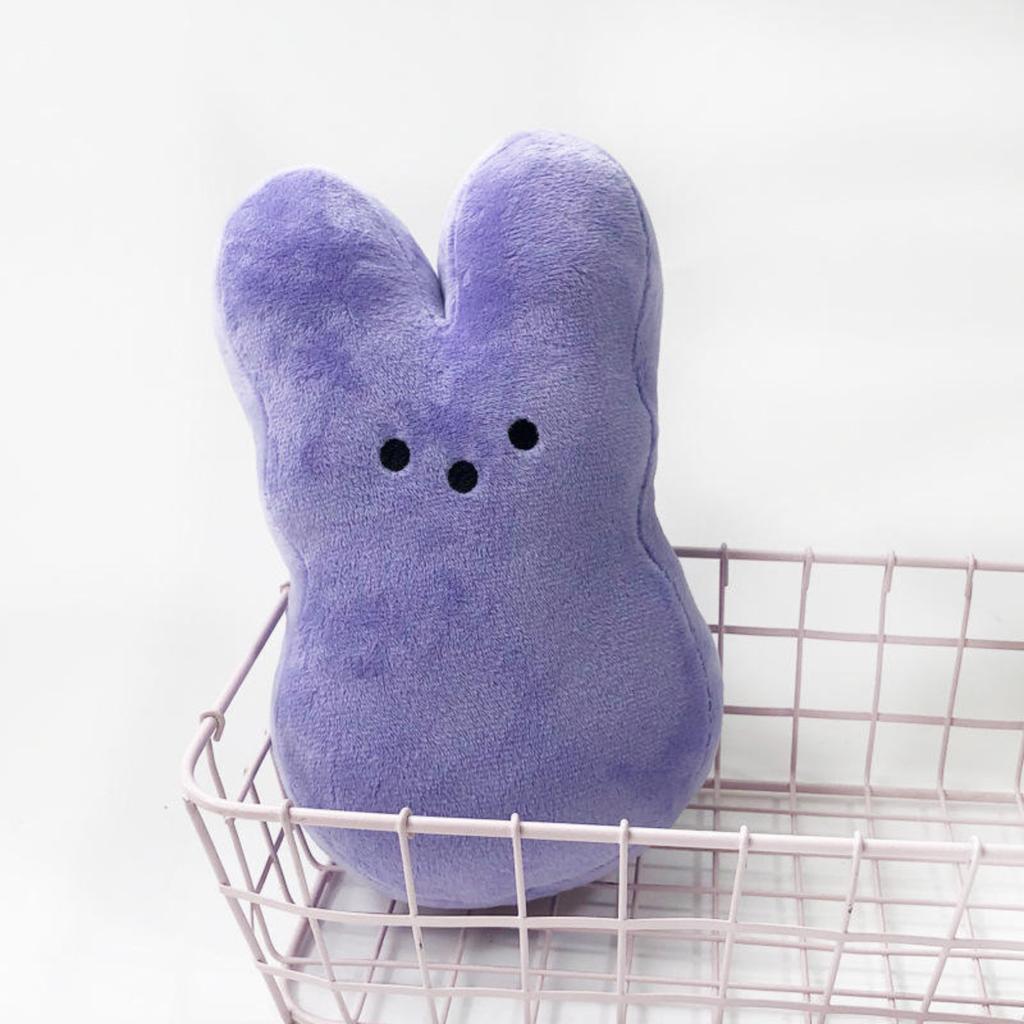15cm Easter Peeps Bunny Plush Toys Cartoon Rabbit Toys Soft Stuffed Animal Toys Home Decoration Kawaii Peluche Bunny Kids Gifts
