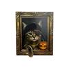 Retro Halloween Wooden Refrigerator - Double Layer Fridge Decor for Kitchen, Home Decor Gift