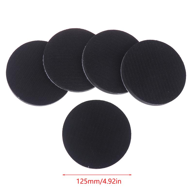 5Pcs 2/3/5 Inch Soft Density Sponge Sanding Pads Interface Pad Polishing Cushion Buffer Backing Pad For Power Tools Accessories