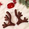 Christmas Car Decoration Deer Horn Antlers Kit Car Costume Decor Reindeer Antlers & Nose Christmas with LED Light Reindeer Decor
