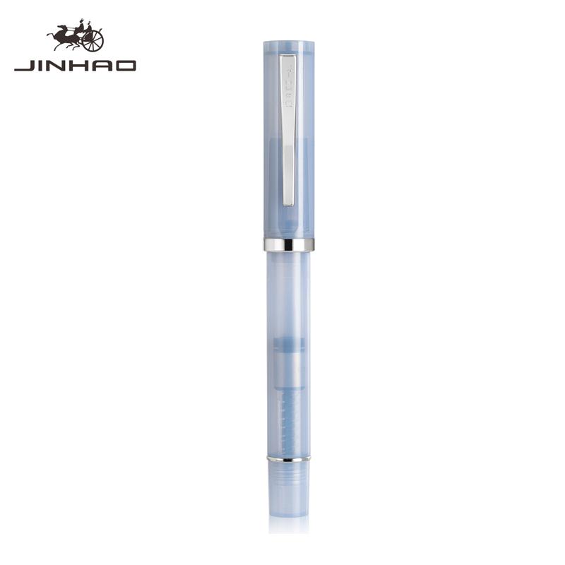 JINHAO 58D Fountain Pen 6 Colors F EF Nib Ink Pen Writing Calligraphy Pen PK HONGDIAN MAJOHN Stationery School Office Supplies