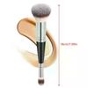 Profesionální štětce na make-up s dvojitou hlavicí 2 v 1, štětec na podklad, korektor, zvýrazňovač, pudr, tvářenka, kosmetické nástroje