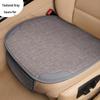 Car Seat Cushion - Universal Leather and Linen Single Piece Without Backrest