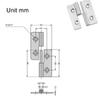 1Pcs Lift Flag Off Detachable Hinges Flat Door Hinge  For Cabinets/Wardrobes/Doors