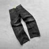 Men Baggy Aesthetic Streetwear Jeans Male Retro Fashion Wide Leg Denim Pants Graphic Embroidered Designer Hip Pop Denim Trousers