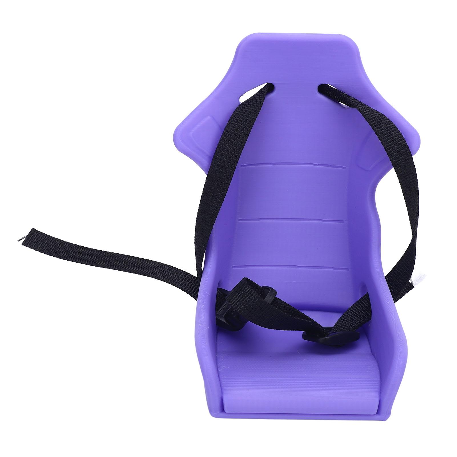 

Велосипедное переноска для куклы-младенца Складная Регулируемая длина ремня Пластиковое переднее велосипедное сиденье для куклы для улицы Purple