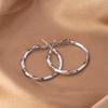 2025 Women's Möbius Hoop Earrings: Light Luxury & Nordic Retro Style