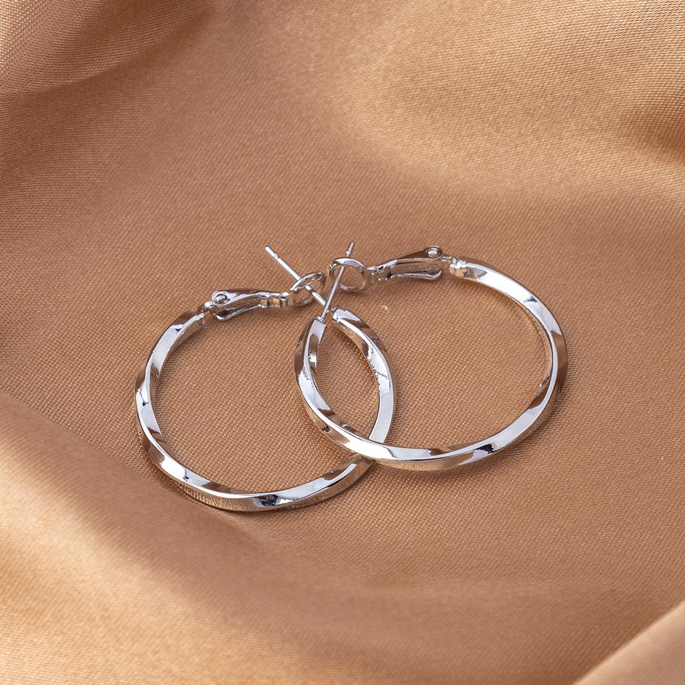 2025 Women's Möbius Hoop Earrings: Light Luxury & Nordic Retro Style