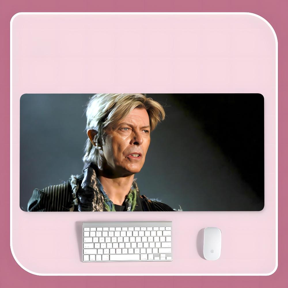 D-David S-Singer B-Bowies Mouse Pad 900x400mm Rectangular Pad PC Keyboard Office Table Rubber 900x400mm Mat XXL Laptop Lock Edge