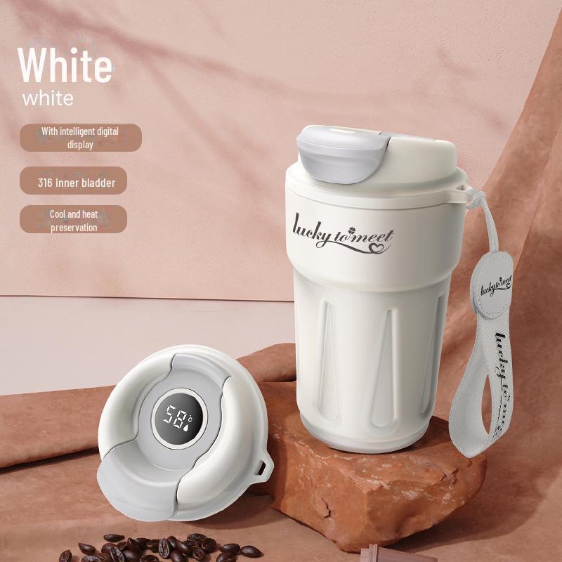 High-Value 316 Stainless Steel Travel Thermos Cup - Portable, Customizable Gift for Car and Travel Use.