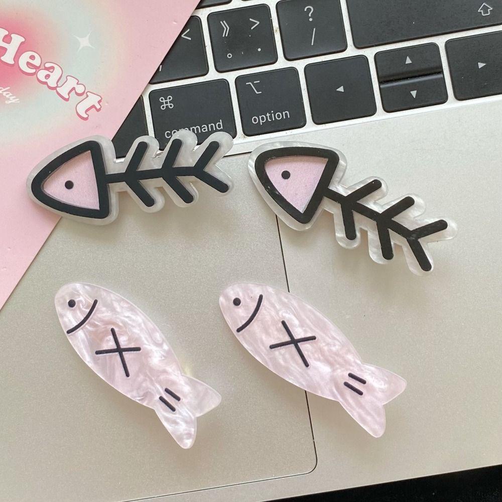 Fischgräten-Haarspangen Essigsäure-Haarnadeln Koreanischer Stil Haarspangen für Damen Spicy Girl