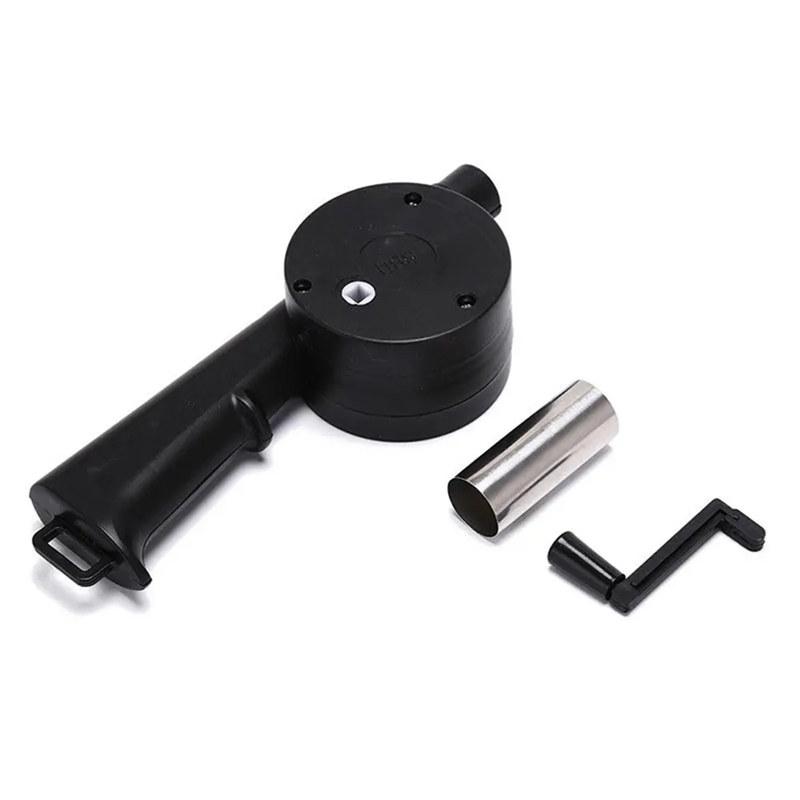 Manual Blower Barbecue Equipment Outdoor Barbecue Hair Dryer Small Blow Air Combustion Aid Tool