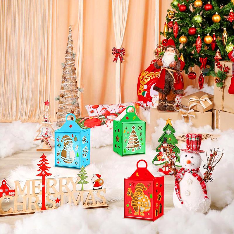1/3/5PCS DIY DIY Graffiti Ornaments Funny 3D Jigsaw Puzzle Educational Toys Christmas Decorations Parent-Child Games Christmas