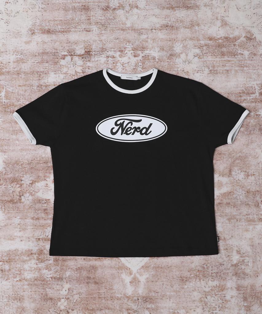 AREUBAN Nerd Ringer T-Shirt_Black