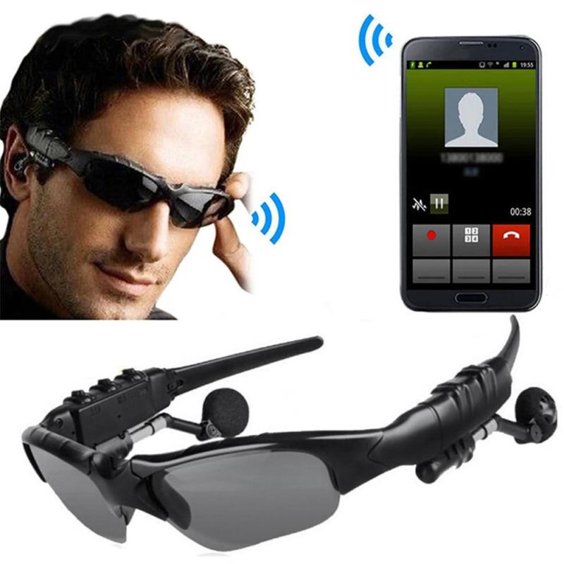 Bluetooth-compatible Glasses Stereo Wireless Headphones With Microphone Polarized Sunglasses Noise