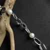 Silver Bracelet with Natural Pearls, Item Weight 7.97 G (2187066)