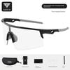 Captain Tas Cycling Glasses, Color-Changing, Windproof, Bicycle Goggles, Outdoor Sports Cycling, Anti-Uv Equipment