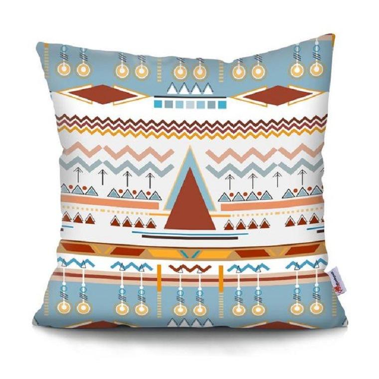 Home Decor Colorful Mandala & Geometric Printed Pillowcases Pattern Cushion Cover Suitable for Sofa Bedroom Car Pillow Cover