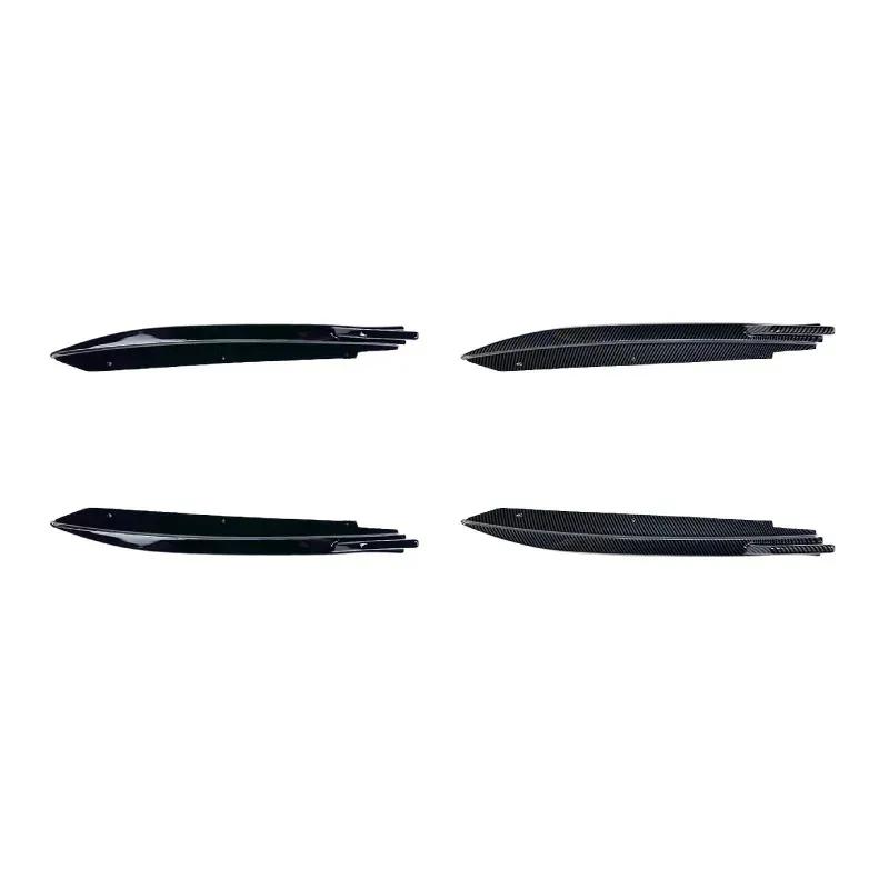 2pcs Car Rear Bumper Wrapping Corner For BMW 5 Series G30 M-Tech 525i 530i 540i 2017- Diffuser Splitter Body Kits