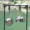 800ml Outdoor Portable Kettle 304 Stainless Steel Teapot Outdoor Hiking Camping Cooking Utensils Equipment
