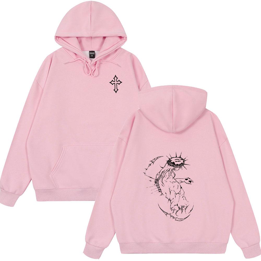 2025 Vintage Jesus Christian Bible Verse Tops Men's Women Streetwear Fashion Casual Hoody Oversized Couple Style Winter Clothing