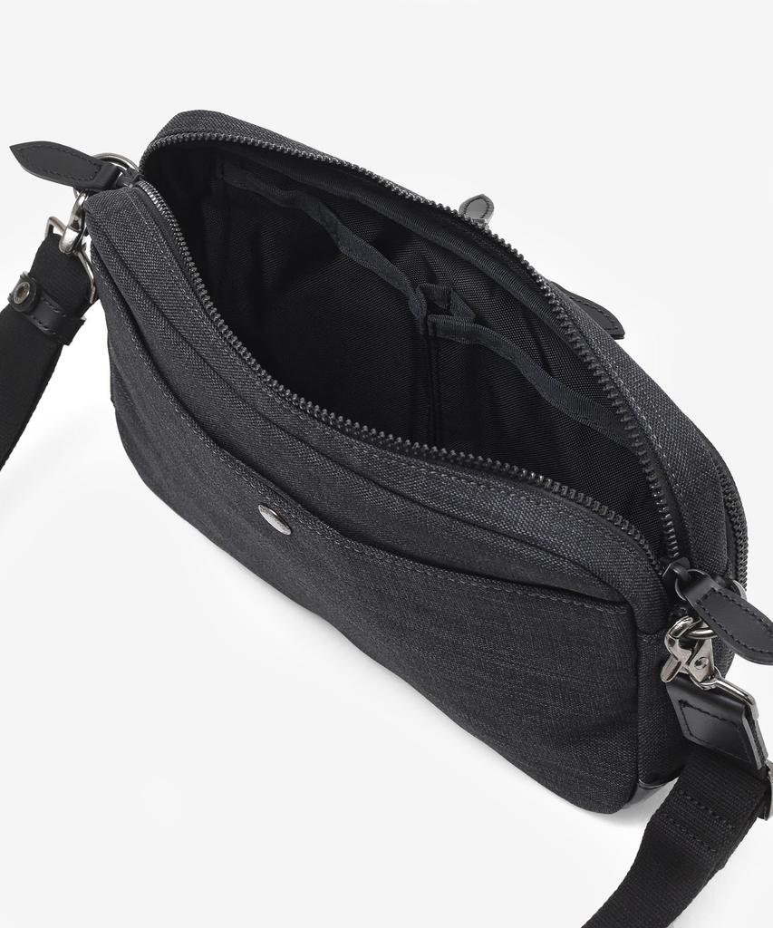 Takeo Kikuchi Quest Shoulder Bag, Horizontal, Made in Japan, No. 786101, Black