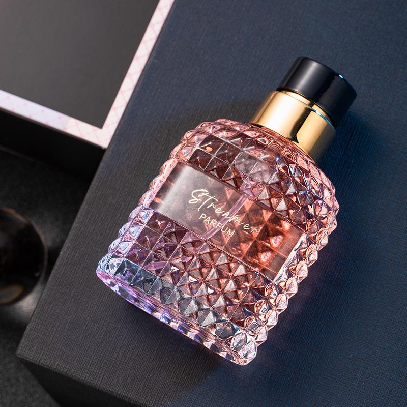 Pink Scarlett Ladies' Perfume Gift Set: Long-Lasting Floral Scent, Four Pieces