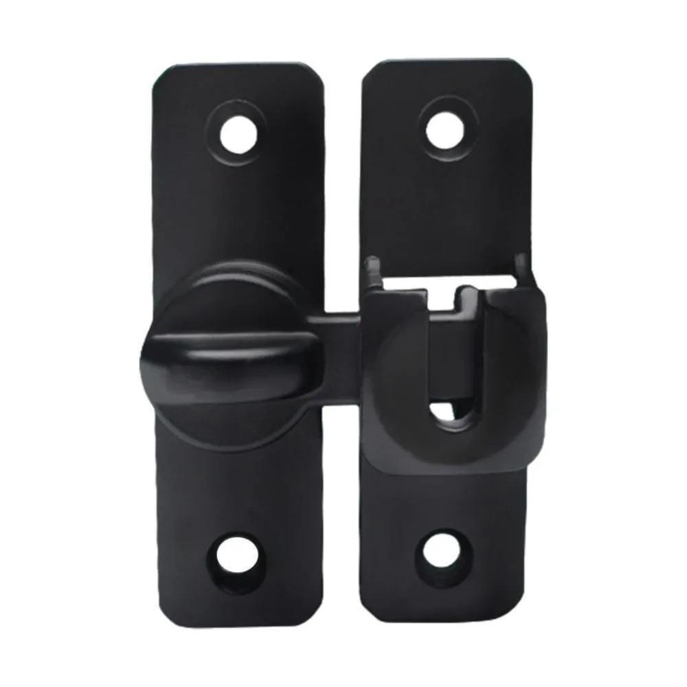 Aluminum Alloy Anti-theft Door Buckles Hardware Durable Door Latch Anti-theft 90 Degree Door Lock Buckle Cabinet