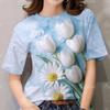 Women's T-Shirt - Valentine's Gift with 3D Digital Printing Technology
