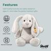 Steiff Cuddly Friends Hoppy the 080470 Japanese Rabbit, 28cm, (Official Product)