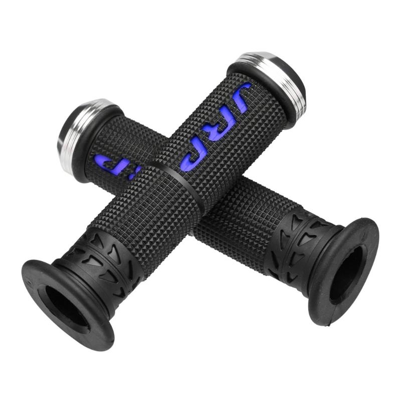 Lightweight Aluminum Motorbike Hand Grips with Ergonomic Curves for Reduced Fatigue During Long Rides Improved Stability